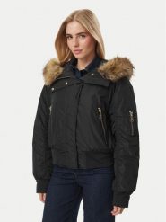 Liu Jo Kurtka zimowa WF6071 T714A Czarny Regular Fit. Czarne kurtki damskie Liu Jo, na zimę, bez wzorów, bez kaptura. Za 1,289.00 zł.