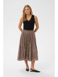 Cream Spódnica w kolorze brązowym rozmiar: S/M. Brązowe spódnice damskie Cream, na co dzień, m, bez wzorów, z tiulu, midi. Za 104.99 zł.