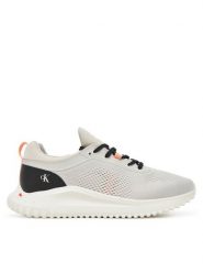 Calvin Klein Jeans Sneakersy Eva Runner Sock Mg Tech YW0YW01855 Szary. Szare obuwie sportowe damskie Calvin Klein Jeans, z jeansu, bez zapięcia. Za 299.99 zł.