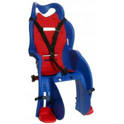 Fotelik rowerowy dziecięcy HTP Design Sanbas clamp mocowany na bagażnik. Niebieskie foteliki rowerowe HTP DESIGN. Za 149.00 zł.