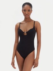 KARL LAGERFELD Body B1W47049 Czarny Slim Fit. Czarne body i gorsety KARL LAGERFELD, bez wzorów, z bawełny. Za 389.99 zł.