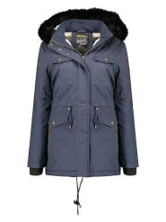 Geographical Norway Parka "Celeste" w kolorze niebieskim rozmiar: L. Niebieskie parki damskie Geographical Norway, l, bez kaptura. Za 323.95 zł.