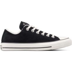 Buty sportowe Converse Chuck Taylor All Star Winter Luxe. Czarne obuwie sportowe damskie Converse, z zamszu, bez zapięcia. Za 390.00 zł.