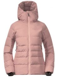 Bergans Puchowa kurtka narciarska w kolorze jasnoróżowym rozmiar: L. Różowe kurtki sportowe damskie Bergans, l, bez wzorów, z puchu, bez kaptura. Za 702.81 zł.