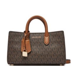 Torebka MICHAEL Michael Kors. Brązowe kuferki damskie MICHAEL Michael Kors, bez wzorów, bez dodatków. Za 659.99 zł.