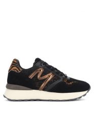 MEXX Sneakersy MI001009643W-01 Czarny. Czarne obuwie sportowe damskie Mexx, ze skóry, bez zapięcia. Za 279.99 zł.