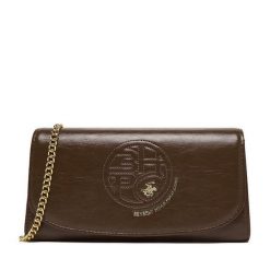Portfel Beverly Hills Polo Club. Brązowe portfele damskie Beverly Hills Polo Club, bez wzorów. Za 99.99 zł.