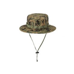 Kapelusz turystyczny USMC digital woodland. Brązowe kapelusze damskie HELIKON-TEX, bez wzorów, sportowe. Za 59.99 zł.