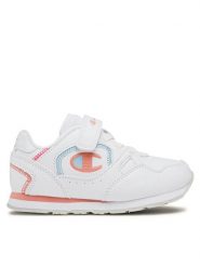 Champion Sneakersy Rr Champ G Ps S32233-WW006 Biały. Białe buty sportowe dziewczęce Champion, ze skóry, bez zapięcia. Za 89.99 zł.