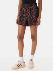 Adidas Szorty sportowe Workout Essentials Leopard Woven JZ4935 Brązowy Regular Fit. Brązowe spodenki sportowe damskie Adidas, xs, bez wzorów, z syntetyku, na fitness i siłownię. Za 149.99 zł.