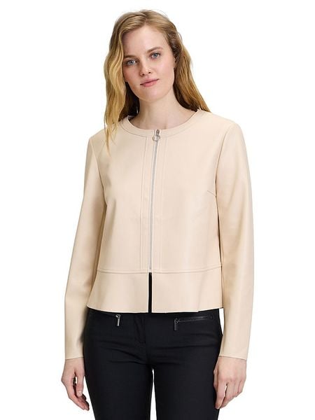 Betty Barclay Kurtka przejściowa w kolorze beżowym rozmiar: 46. Brązowe kurtki damskie Betty Barclay, bez wzorów, ze skóry, bez kaptura. Za 145.26 zł.