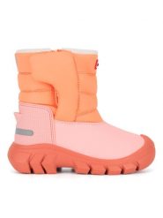 Hunter Śniegowce KFT5068WWU-OHF Pomarańczowy. Brązowe kozaki dziewczęce Hunter, bez wzorów, z materiału, bez obcasa, bez zapięcia. Za 299.99 zł.