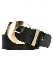 Wojas Skórzany pasek w kolorze czarnym rozmiar: 90. Czarne paski damskie Wojas, bez wzorów, z materiału. Za 95.92 zł.