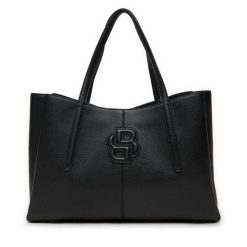 Torebka BOSS. Czarne shopper bag Boss, bez dodatków. Za 959.99 zł.