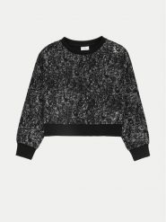 Coccodrillo Bluza ZC4132101EPG Czarny Regular Fit. Czarne bluzy dziewczęce COCCODRILLO, bez wzorów, z syntetyku, bez ramiączek, bez kaptura. Za 49.90 zł.