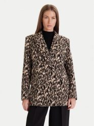 Maryley Marynarka 25IB112/36BE Beżowy Regular Fit. Brązowe marynarki i żakiety damskie Maryley, l, bez wzorów, z syntetyku. Za 839.99 zł.