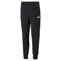 Damskie spodnie dresowe Essentials PUMA Black. Czarne spodnie dresowe damskie Puma, xs, bez wzorów, z dresówki. Za 223.00 zł.