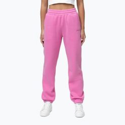 Spodnie damskie Pitbull Tulla ice. Czerwone spodnie dresowe damskie PITBULL, bez wzorów. Za 169.99 zł.