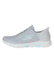 Skechers Sneakersy "Go Golf Walk 5" w kolorze błękitnym rozmiar: 39. Niebieskie obuwie sportowe damskie Skechers, z materiału, bez zapięcia, na golfa. Za 333.81 zł.