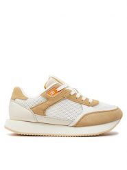 Tommy Hilfiger Sneakersy Essential Elevated Runner FW0FW07700 Écru. Obuwie sportowe damskie Tommy Hilfiger, z materiału, bez zapięcia. Za 519.99 zł.