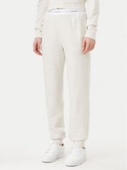 Calvin Klein Underwear Spodnie dresowe 000QS7271E Beżowy Regular Fit. Brązowe spodnie dresowe damskie Calvin Klein Underwear, xl, bez wzorów, z bawełny. Za 239.99 zł.