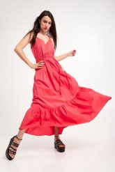 Sukienka TWINSET. Sukienki damskie Twinset Milano, bez wzorów, bez ramiączek. Za 1,119.00 zł.