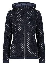 CMP Dzianinowa kurtka polarowa w kolorze granatowym rozmiar: 42. Niebieskie kurtki damskie CMP, bez wzorów, z dzianiny, bez kaptura. Za 172.95 zł.