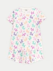 Coccodrillo Piżama WC5448207PJS Kolorowy Regular Fit. Piżamy dziewczęce COCCODRILLO, bez wzorów, z bawełny, bez ramiączek. Za 39.99 zł.