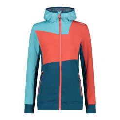 Bluza damska z kapturem CMP. Niebieskie bluzy damskie CMP, l, bez wzorów, z tkaniny, z kapturem. Za 261.40 zł.