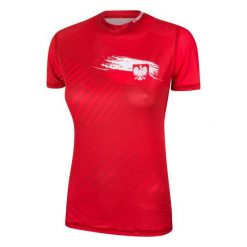 Koszulka do biegania damska z krótkim rękawem EXTREME HOBBY POLAND PRIME. Białe bluzki damskie EXTREME HOBBY, xs, bez wzorów, z elastanu, bez kołnierzyka, bez ramiączek. Za 149.00 zł.
