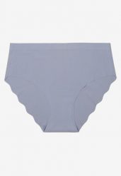 Niebieskie Majtki Typu Figi Ozdobione Falbanką Lilivies. Niebieskie figi Renee, bez wzorów, z koronki. Za 4.99 zł.
