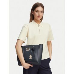 Torebka U.S. Polo Assn. Niebieskie shopper bag U.S. Polo Assn., bez dodatków. Za 144.99 zł.