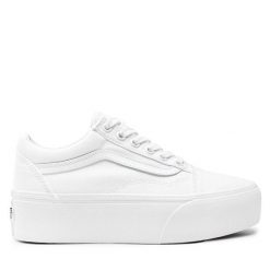 Tenisówki Vans. Białe trampki damskie Vans, bez wzorów, bez zapięcia. Za 229.99 zł.