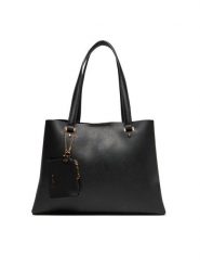 Aldo Torebka Korer 13933738 Czarny. Czarne shopper bag ALDO, bez wzorów, ze skóry, bez dodatków. Za 209.99 zł.