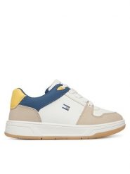 Tommy Hilfiger Sneakersy T3X9-34362-1269Y913 M Biały. Białe buty sportowe chłopięce Tommy Hilfiger, ze skóry, bez zapięcia. Za 399.99 zł.