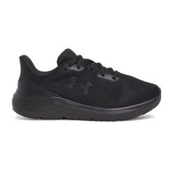 Buty do biegania damskie Under Armour Charged Pursuit 4. Czarne obuwie sportowe damskie Under Armour, bez zapięcia, do biegania. Za 219.99 zł.