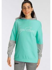 Kangaroos Bluza w kolorze miętowo-szarym rozmiar: 36/38. Szare bluzy damskie KangaROOS, bez wzorów, z kapturem. Za 79.96 zł.