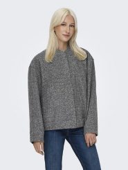 ONLY Kurtka przejściowa w kolorze szarym rozmiar: XL. Szare kurtki damskie Only, xl, bez wzorów, bez kaptura. Za 100.99 zł.