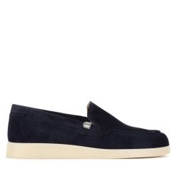 Mokasyny G-Star Raw. Niebieskie mokasyny damskie G-Star Raw, bez obcasa. Za 329.99 zł.