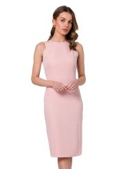 Stylove Sukienka w kolorze jasnoróżowym rozmiar: S. Różowe sukienki damskie Stylove, bez wzorów, bez ramiączek. Za 275.95 zł.
