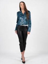 Patrizia Pepe Kurtka | 8L0350 A6E4 | Kobieta | Niebieski. Niebieskie kurtki damskie Patrizia Pepe, l, bez wzorów, z elastanu, bez kaptura. W wyprzedaży za 769.00 zł.