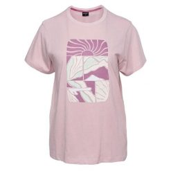 T-shirt Damski Gladys. Czerwone t-shirty damskie Hi-tec, bez wzorów, bez kołnierzyka. Za 89.99 zł.