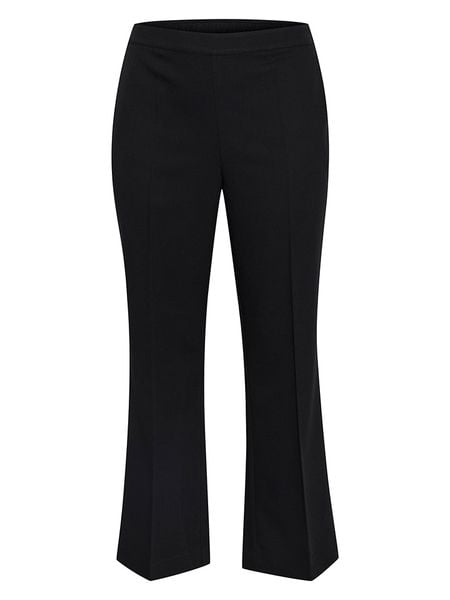 KAFFE curve Spodnie w kolorze czarnym rozmiar: 46. Czarne spodnie materiałowe damskie KAFFE curve, bez wzorów, z materiału. Za 166.10 zł.