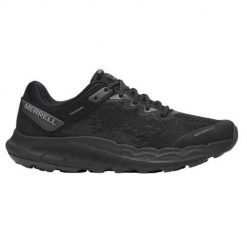 Buty do biegania damskie Merrell Antora 4. Czarne obuwie sportowe damskie Merrell, z gumy, bez zapięcia, do biegania. Za 813.00 zł.