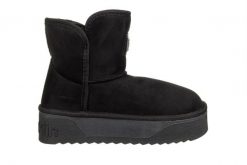 Śniegowce D Franklin Boots Nordic V2 Basic Low Black 206003, Czarny, Materiał - 36. Czarne śniegowce damskie D.Franklin, z gumy, za kostkę. W wyprzedaży za 179.10 zł.