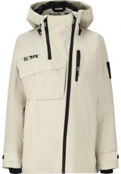 Damska kurtka narciarska Slope Zuko Lined. Białe kurtki sportowe damskie SLOPE, na zimę, xs, bez wzorów, z materiału, bez kaptura. Za 653.00 zł.