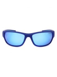 Polaroid Okulary przeciwsłoneczne unisex w kolorze niebiesko-błękitnym rozmiar: 60. Niebieskie okulary przeciwsłoneczne damskie Polaroid. Za 134.95 zł.