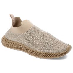 Beżowe Półbuty S.Barski Sportowe Modne Obuwie Damskie. Brązowe obuwie sportowe casual damskie S.BARSKI, z dzianiny, trekkingowe. Za 159.00 zł.