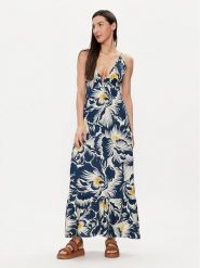 Maaji Sukienka letnia PT2210CLD600 Granatowy Regular Fit. Niebieskie sukienki damskie Maaji, bez wzorów, z wiskozy, bez ramiączek. Za 259.99 zł.