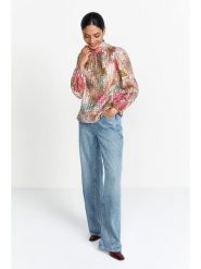 Rich & Royal Bluzka ze wzorem rozmiar: 40. Bluzki damskie Rich & Royal, bez wzorów, bez kołnierzyka, bez ramiączek. Za 278.66 zł.